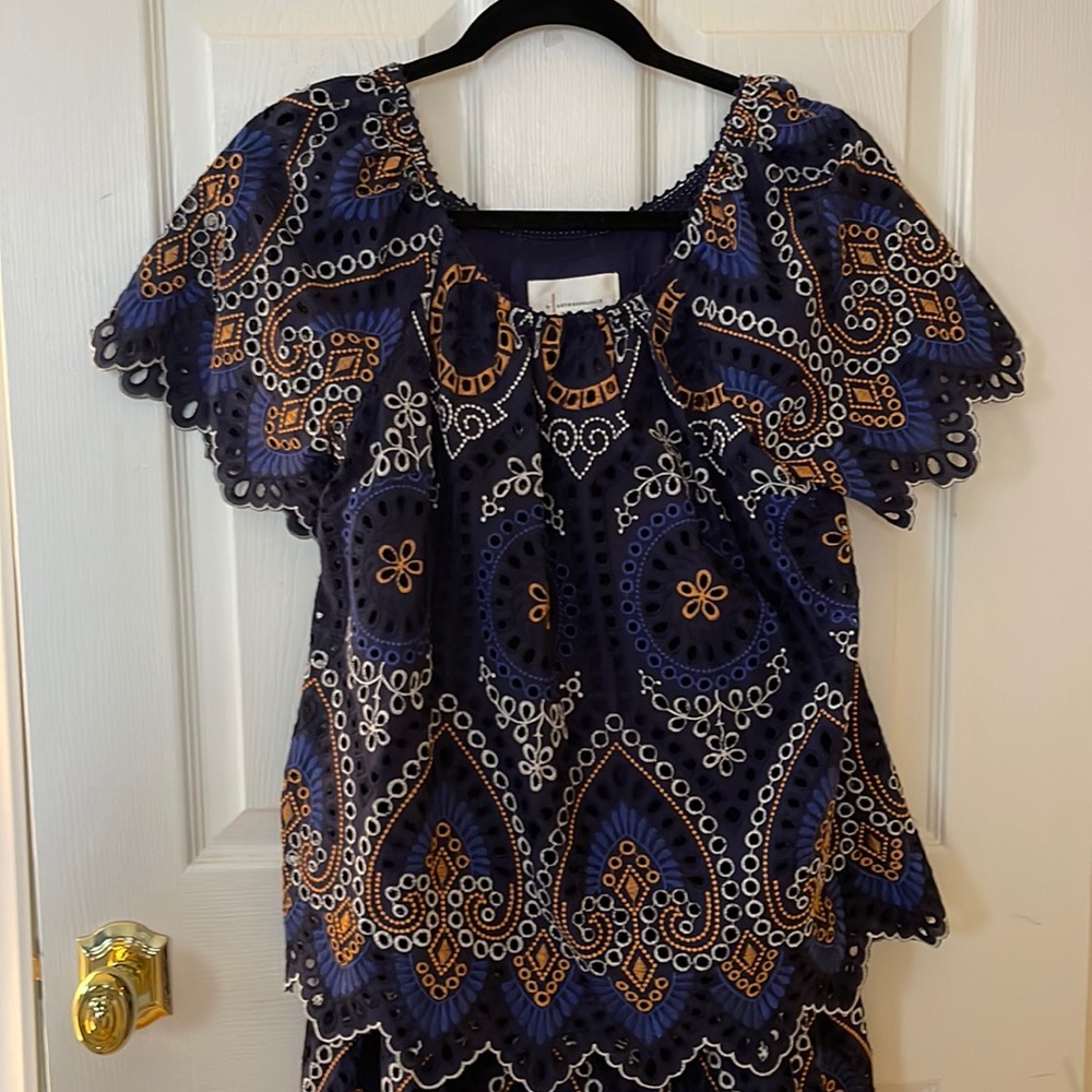 Anthropologie Eyelet Dress